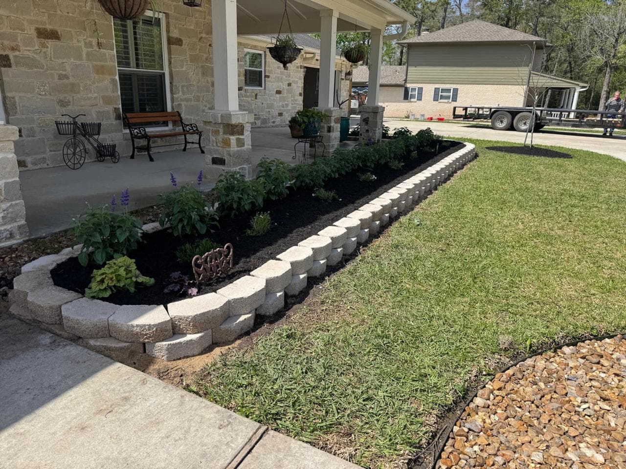 Landscaping & Property Improvements photograph from EG Tree Services in the Cleveland, Texas area