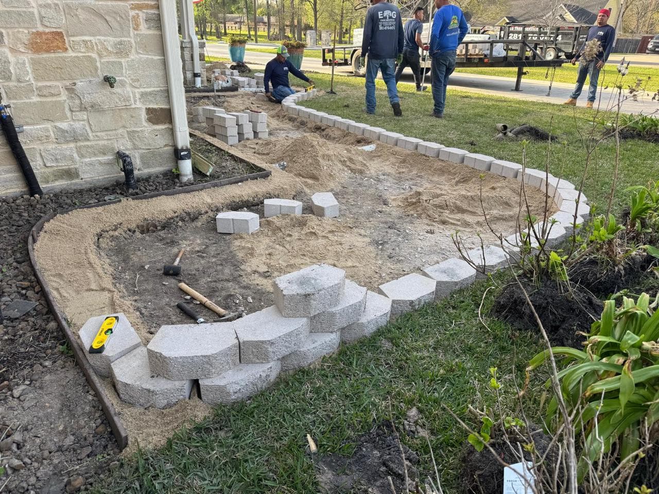 Landscaping & Property Improvements photograph from EG Tree Services in the Cleveland, Texas area