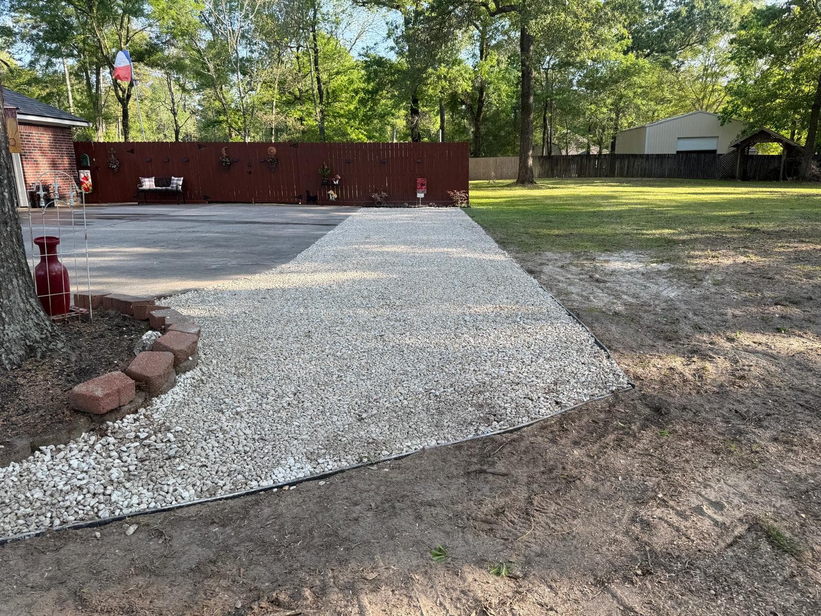 Landscaping & Property Improvements photograph from EG Tree Services in the Cleveland, Texas area
